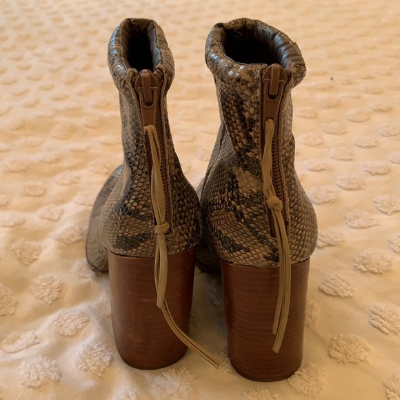 Faux Snake Skin Boots - Picture 5 of 6